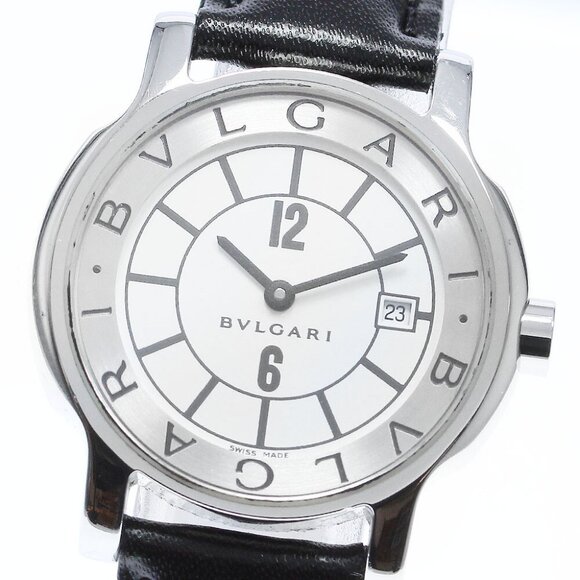 BVLGARI Solotempo ST29S Date white Dial Quartz Ladies Watch_872891 - Picture 1 of 5